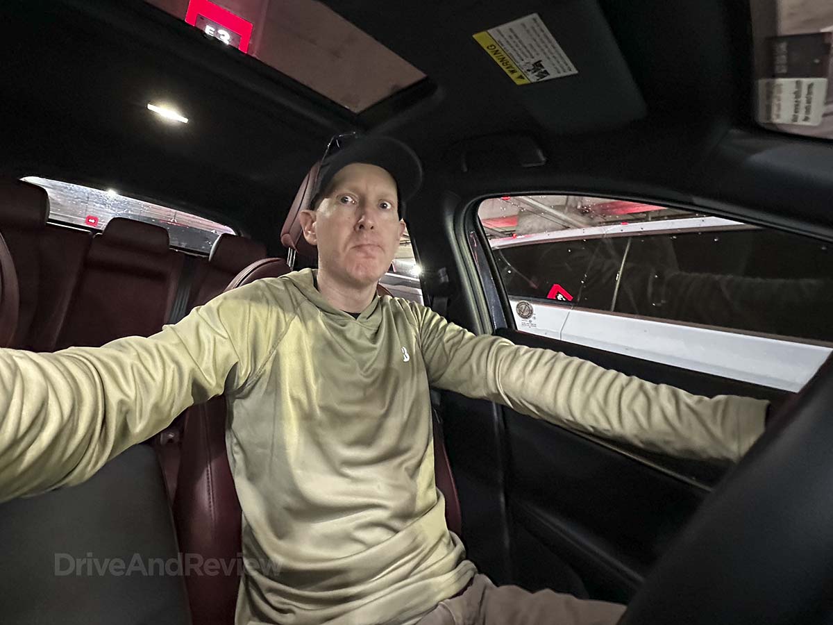 Scott sitting in a Gray 2026 Mazda 3