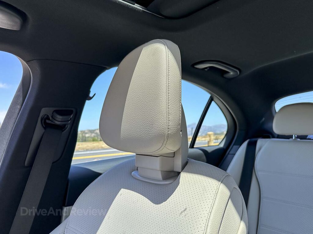 2025 Mercedes Benz C300 front seat headrest