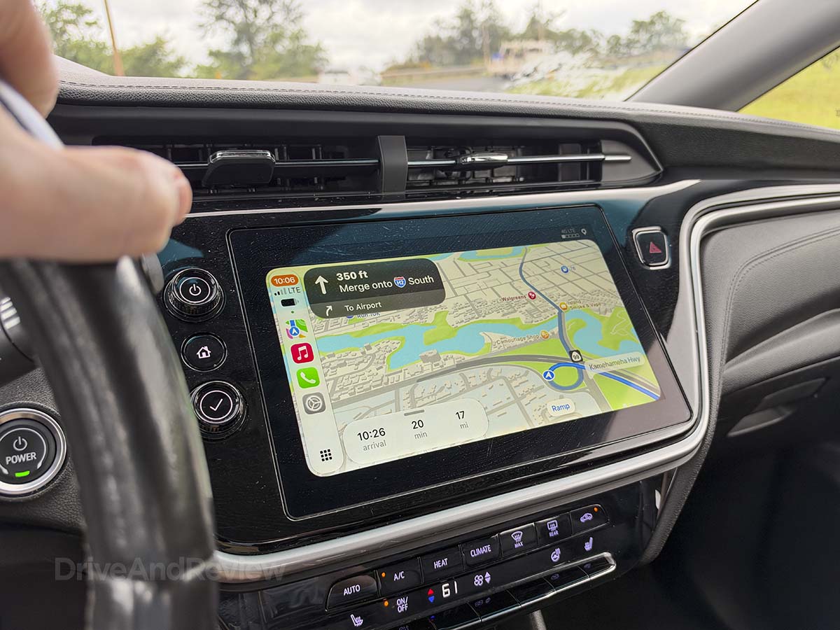 2024 Chevy Bolt infotainment screen showing Apple CarPlay integration