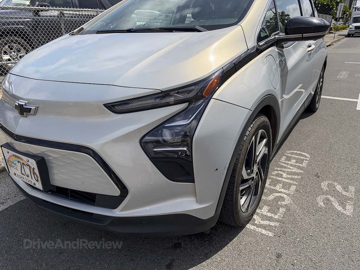 Headlight detail on the 2024 Chevrolet Bolt EV