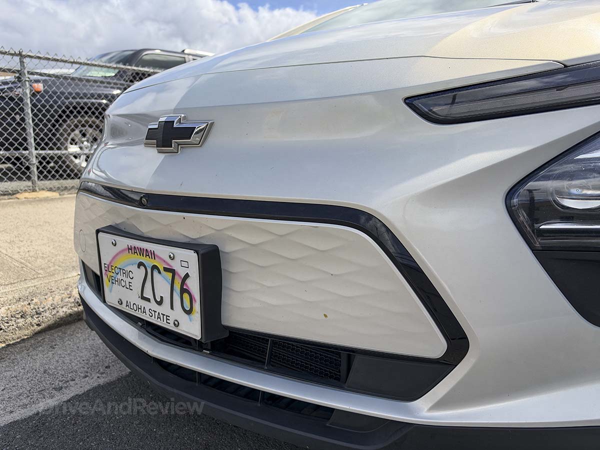 Front grill detail on the 2024 Chevrolet Bolt EV