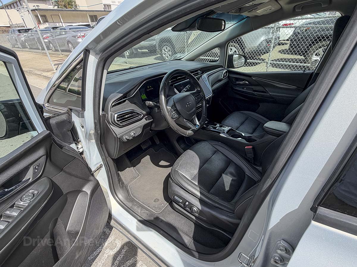 2024 Chevy Bolt black interior