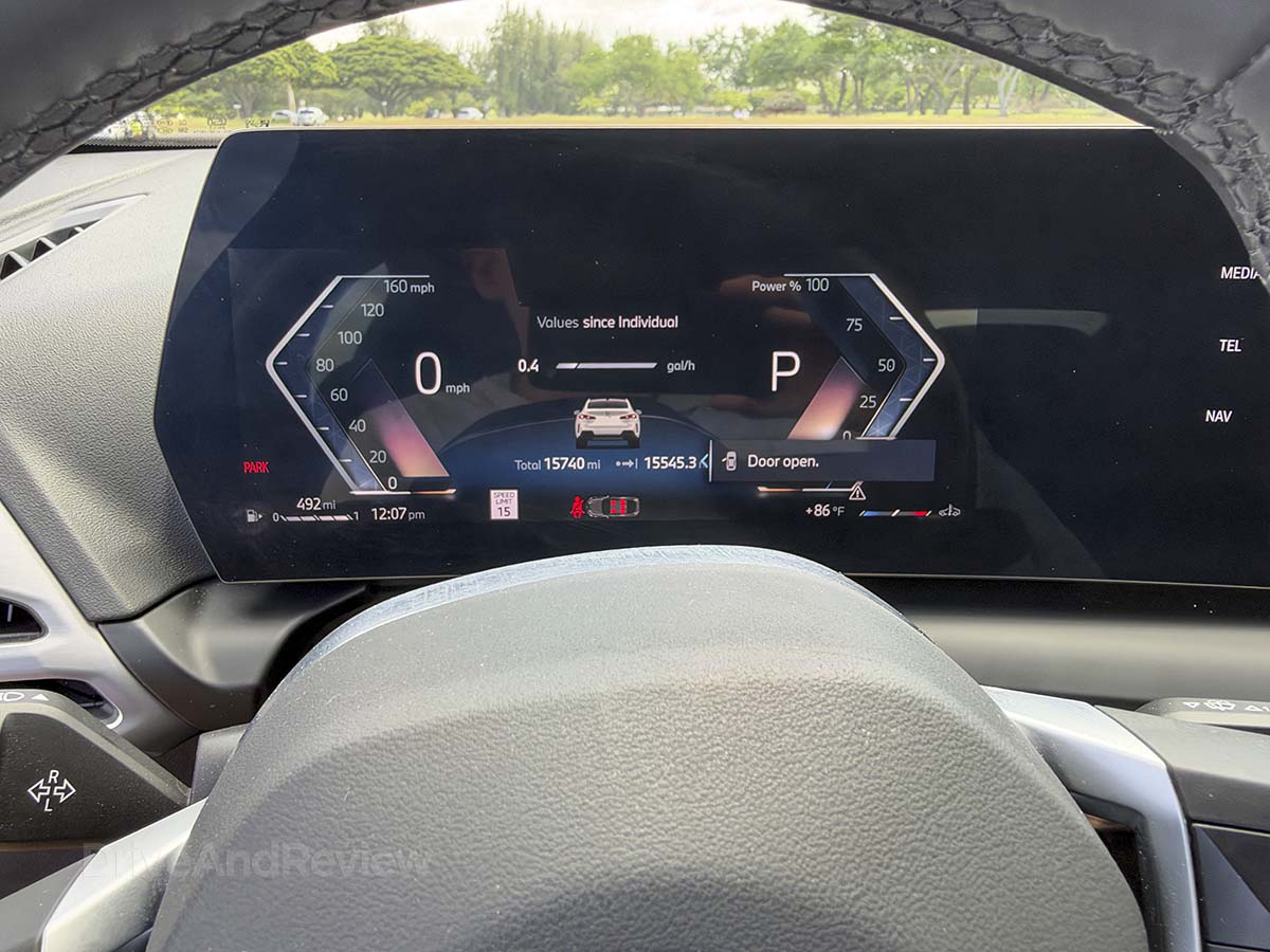 2026 BMW 228 xDrive digital LED gauge cluster